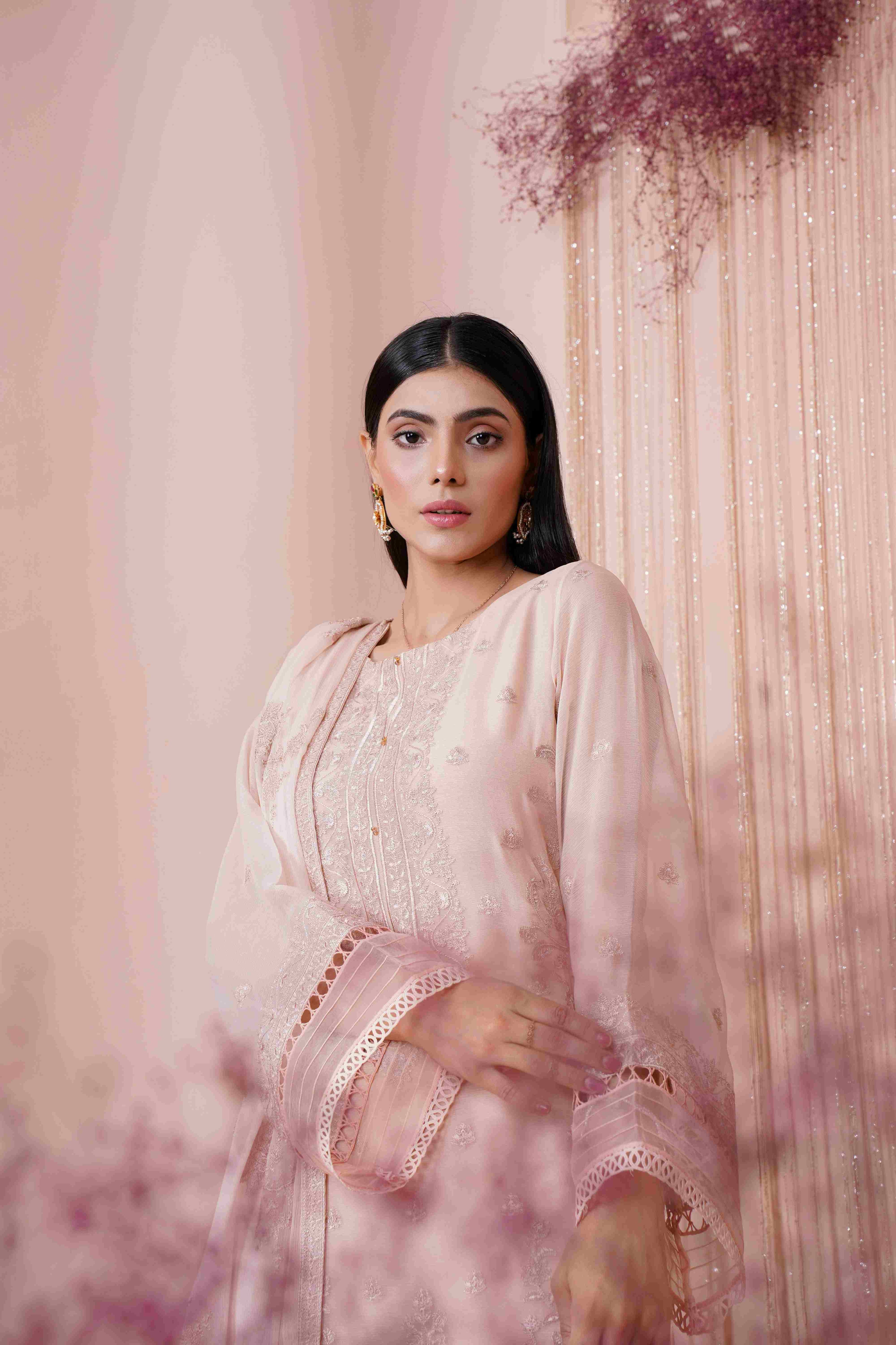 COCOA BROWN EMB 3PC (FARSHI)